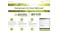 Desktop Screenshot of genotec.ch