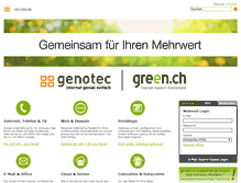 Tablet Screenshot of genotec.ch